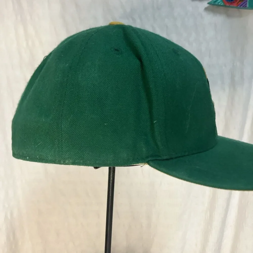 VTG Green Bay Packers NFL Football Fitted Hat 7 1/4” Mitchell & Ness